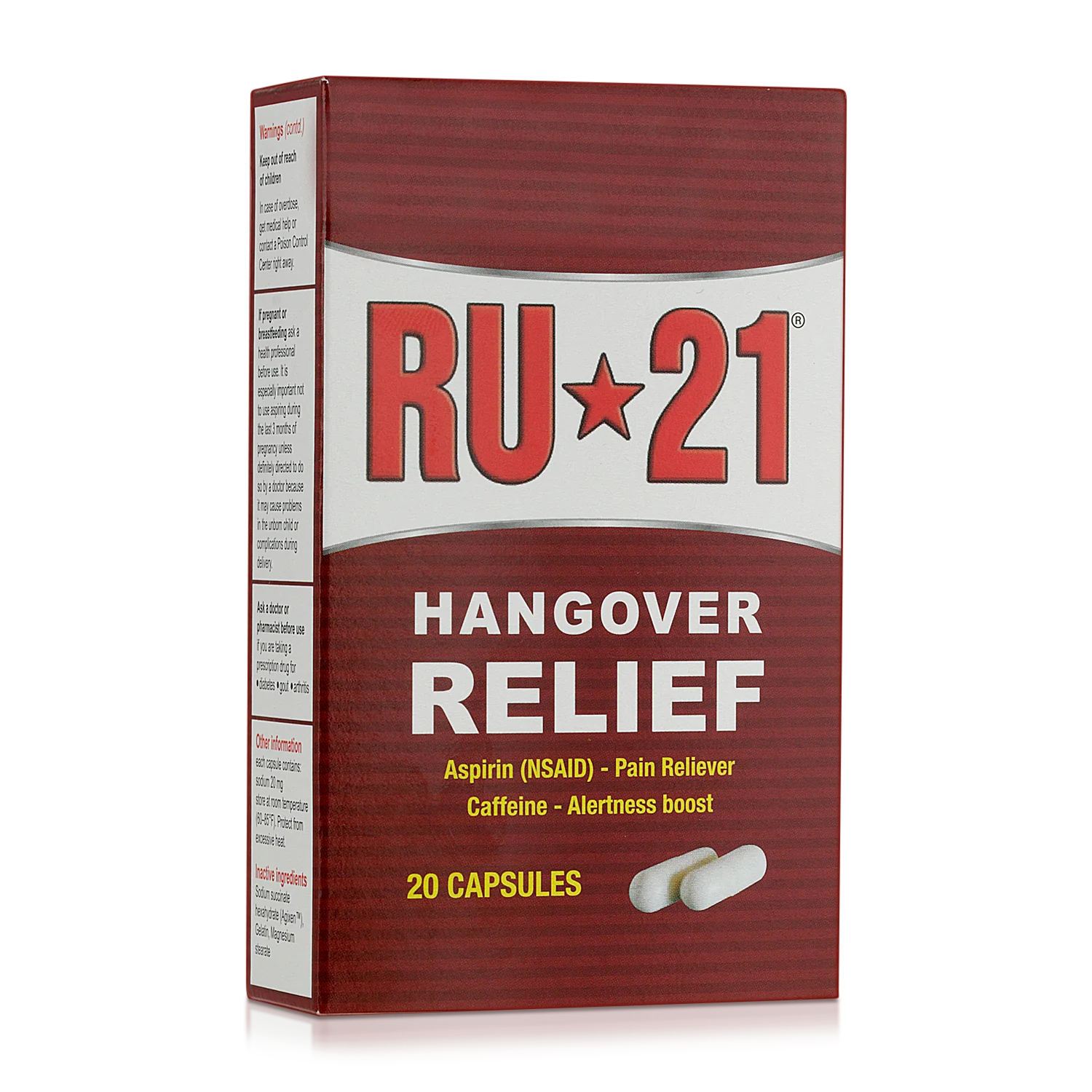 RU-21 Hangover Relief (20 capsules)